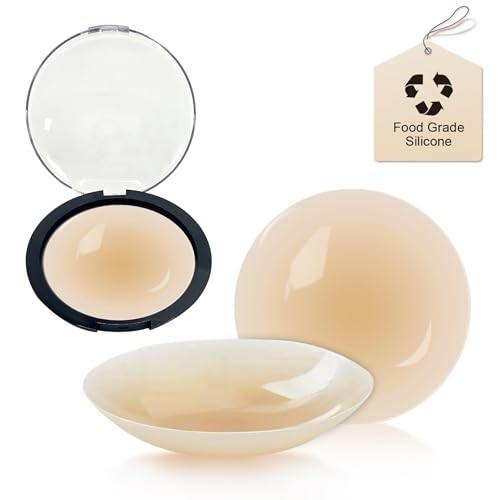 SMALL, LIGHT NUDE - ZXSHAOXIN SILICONE NIPPLE COVER REUSABLE NIPPLE COVERS