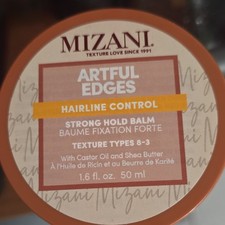 MIZANI Artful Edges Hairline Control Balm Strong Hold Castor Oil 1.6 fl oz