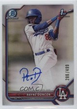 2022 Bowman Chrome Prospect Refractor 286/499 Rayne Doncon #CPA-RD Auto 2r1