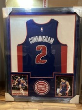 Cade Cunningham Authentic Signed Jersey Detroit Pistons Fanatics COA