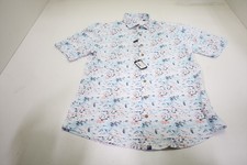 Johnnie-O Making Waves SMS Button Down Mens Size Medium White New INV13005308