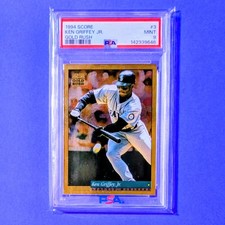 1994 SCORE KEN GRIFFEY JR PSA 9 GOLD RUSH PARALLEL SP LOW POP ONLY 9 PSA 10