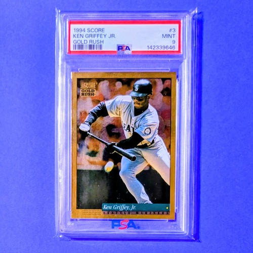 1994 SCORE KEN GRIFFEY JR PSA 9 GOLD RUSH PARALLEL SP LOW POP ONLY 9 PSA 10