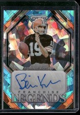 2023 Panini Prizm #FLBK Bernie Kosar Franchise Legend Signature Blue Ice #8/99