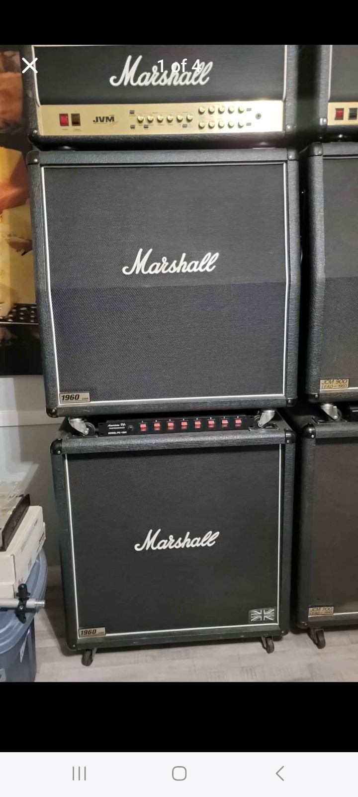 Marshall Full Stack ?? JVM205H Head + 1960AV & 1960BV 4x12 Cabs &  JCM 900 full s