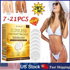 Sunless Natural Glow Tanning Microdarts Patch Enhances Natural Tan 2026 New