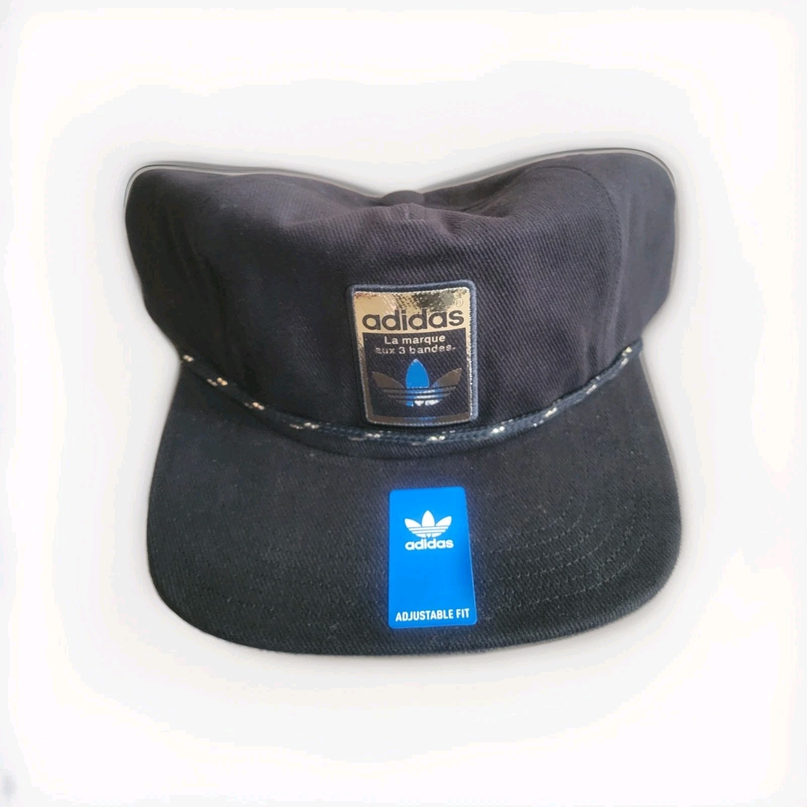 ADIDAS UNISEX 5 PANEL LIMITED MENS STRAPBACK HAT BLACK GOLD 