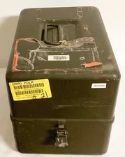 US Military Sturdy Aluminum Storage Case Box Container 9-1/4" x 13-1/2" x 11" H