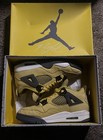 Air Jordan 4 Retro Lightning Yellow Grey Size 9.5  408452-700