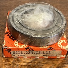 FAG 6211 2ZR C3 L12 Metal Shield Ball Bearing New Old Stock
