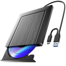 Umaniy Lettore DVD CD Esterno per PC Portatile Supersottile Masterizzatore