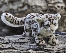 Snow Leopard 12 Inch Stuffed Animal Plush Toys Toddler Doll Kids Gifts new