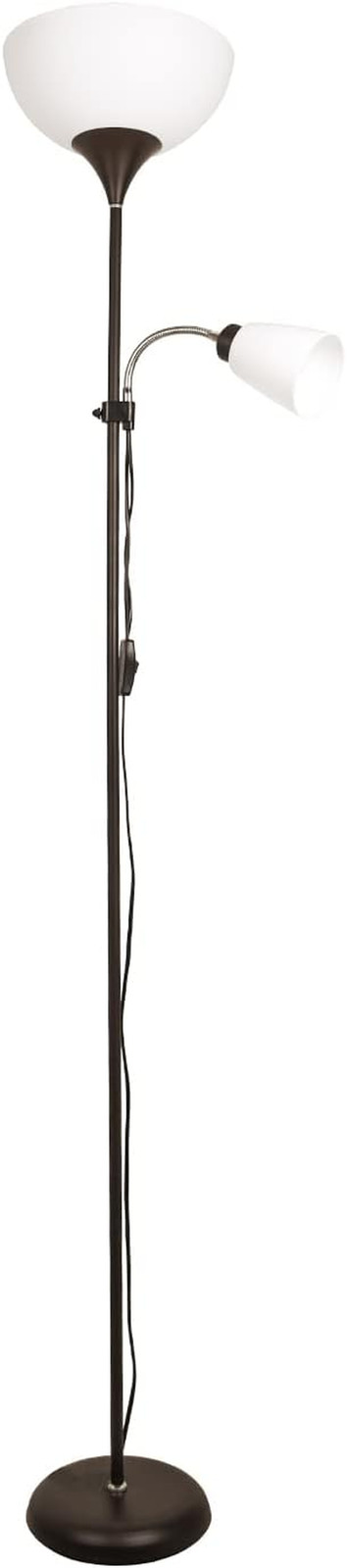 Piantana Varese Moderna 178cm | Lampada Doppia Luce Soggiorno e Studio