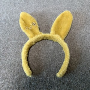 Lindt Chocolate Faux Fur Bunny Ears Headband Costume Easter Tan/Brown