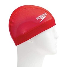 Speedo Logo Mesh Swim Cap Unisex Red Size M SE12050