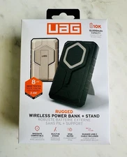 UAG 10000mAh Power Bank 20W 2-Port USB-C USB Magnetic Kickstand Black/Titanium