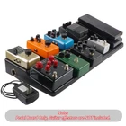 Big Size Guitar Effects Pedal Board PE Plastic Pedalboard W/ Sticking Tape DDAD