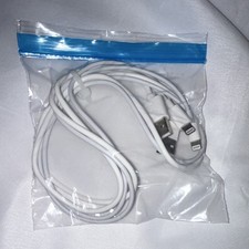 White USB-A to Fast Charge Charging Cable for...