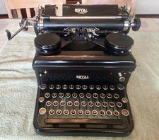 VINTAGE 1937  #KHM-20009421--ROYAL TYPEWRITER-TOUCH CONTROL / VERY NICE thumbnail