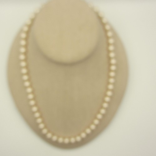 Vintage Monet Necklace Simulated Pearl Single Strand 20 Inch