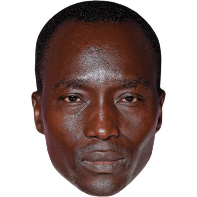 Dennis Okwera (Pout) Celebrity Mask, Flat Card Face, Fancy Dress Mask