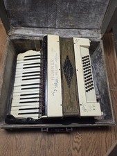 German Hohner Accordion Vintage With Case Decent Shape
