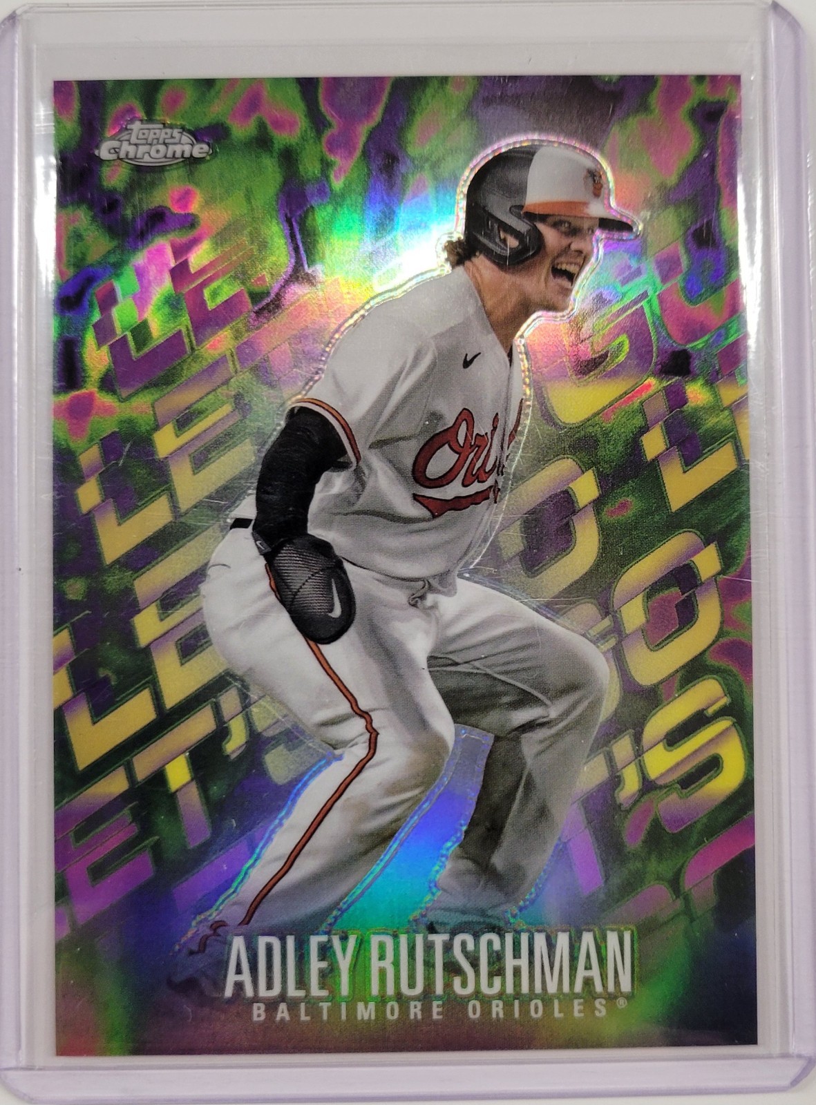 Adley Rutschman, 2024 Topps Chrome - Let's Go  #LGC-30, Case Hit!