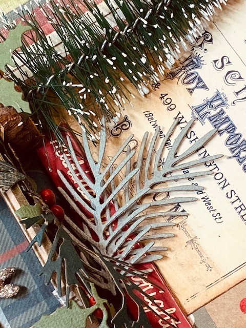 Sprigs of pine & needles metal cutting dies (set of 4)