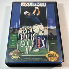 PGA Tour Golf II - Limited Ed.(Sega Genesis, 1992) CIB Complete Tested & Working