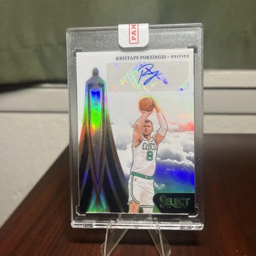 2024-25 Panini Select Kristaps Porzingis In Flight Signatures /75 Auto Encased