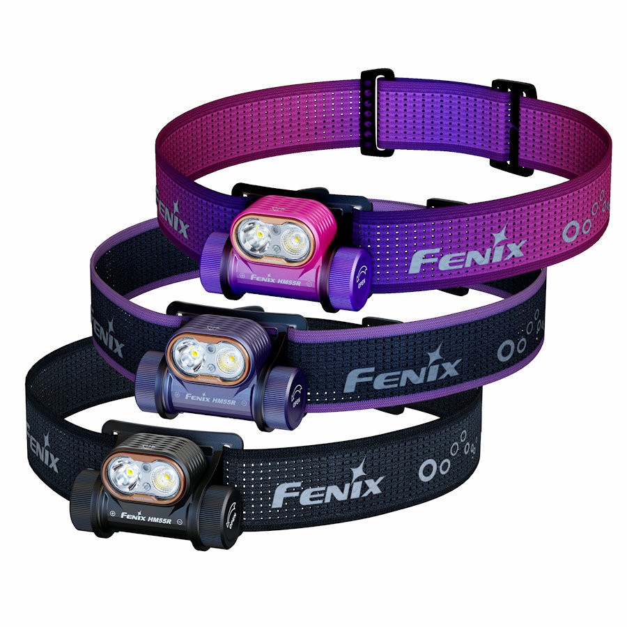 Running Camping Headlamp Fenix HM55R 1200 Lumen Max Black  5 YEAR UK WARRANTY