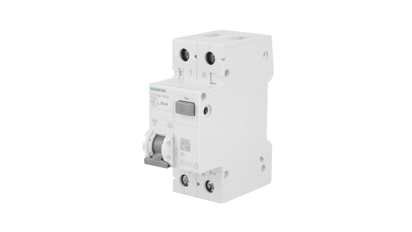 2P 16A SENTRON 5SU1 5SU1356-7KK16 Differential Current Switch