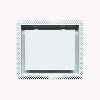 FITTES Flush Exhaust Mount Lite 14.25 in. x 14.25 in. White Decorative Plastic