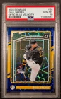 113363961 Paul Skenes 2024 Donruss 131 Blue Velocity Prizm Optic RC PSA 10