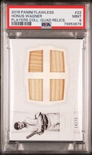 2016 Panini Flawless Players Collection Quad Bat Relics Honus Wagner /25 PSA 9