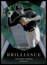2022 Panini Prizm Draft Picks #BR-TT Tucker Toman Brilliance Prizms Silver