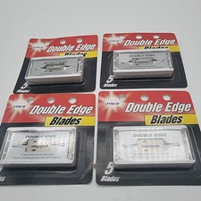 4 Packs Of Pace Double Edge Blades 5 Blades Stainless Steel New Factory Sealed