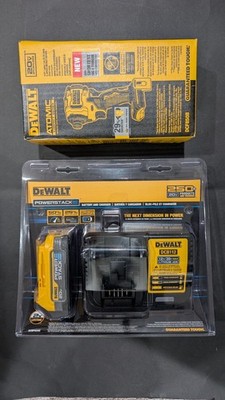 DEWALT 20V DCF850 Impact Driver + 2 Ah Powerstack Battery DCBP034C Starter Kit