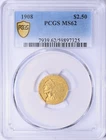 1908 Indian Quarter Eagle — photo from another recent sale