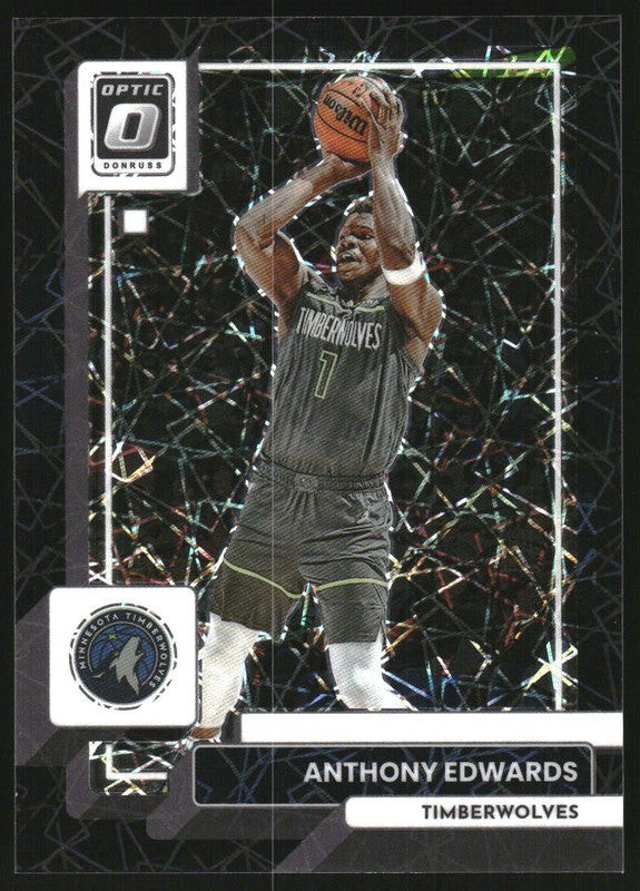 2022-23 Panini Donruss Optic Black Velocity #45 Anthony Edwards /39