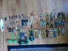 HUGE VINTAGE HASBRO GI JOE ARAH PARTS AND ACTION FIGURE 3 3/4 LOT