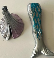 Mermaze Mermaidz Mermaid Tail & Fin Silver Blue Purple Replacement Parts