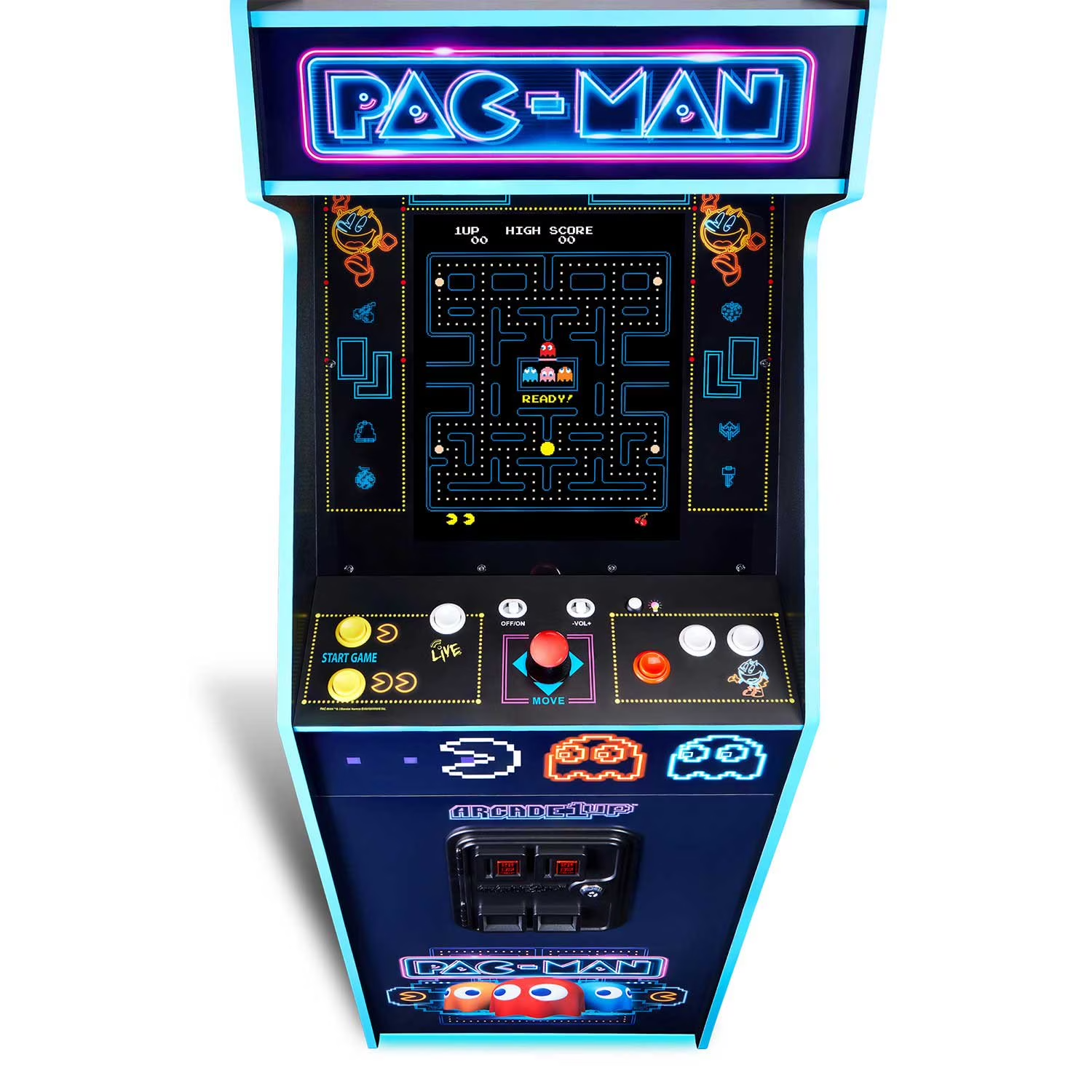 Arcade1Up Pac-Man Neon Deluxe Arcade Machine | eBay