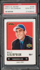 1999 UPPER DECK RETRO ROOKIE SHORT PRINT 105 WALLY SZCZERBIAK #/250 PSA 10 POP 1