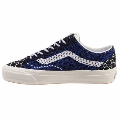 VANS LX Premium Old Skool 36 EK Knit Casual Skate Shoes, Navy
