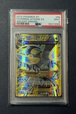2015 Pokemon Card Primal Kyogre EX XY Ancient Origins Full Art #96
