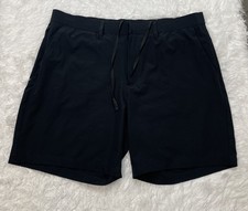 Fabletics Men s Size XL 36 Black Shorts Wicking Zip Pockets Chino Golf Gym