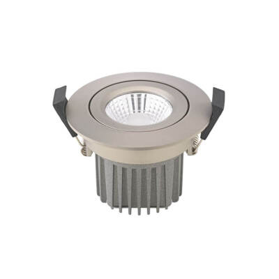SIGOR Einbauleuchte Diled 10W 640lm 3000K dimmbar Stahl 36°