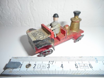 Maquette 3d en bois - camion de pompier 37,8 cm