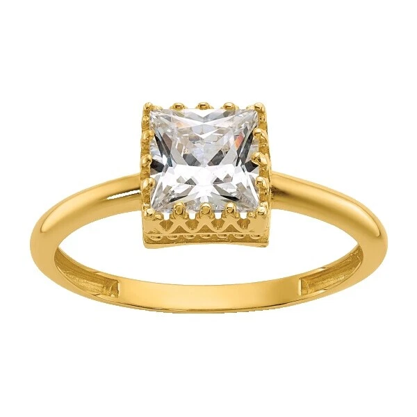 Square Band Fashion Rings